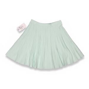 A New Day Womens XS Sage Green Ribbed Knit A Line Skirt NWT